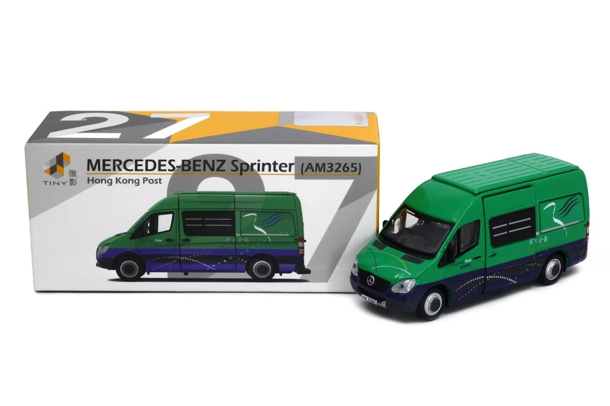 Tiny City 27 Die-cast Model Car - MERCEDES-BENZ Sprinter Hong Kong Post (AM3265)