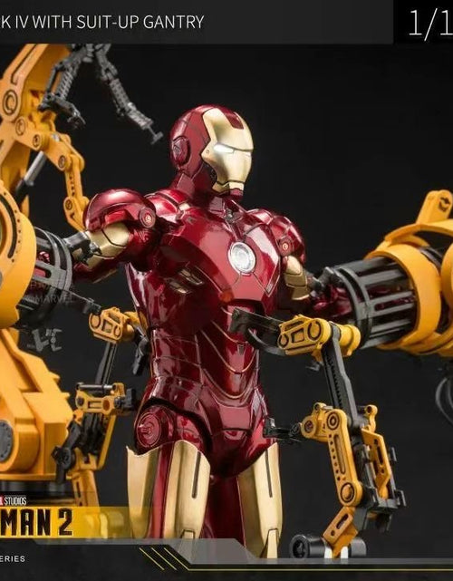 Load image into Gallery viewer, ZD Toys Marvel Avengers 1/10 MK4 &amp; Suit-up Gantry Action Figure Set

