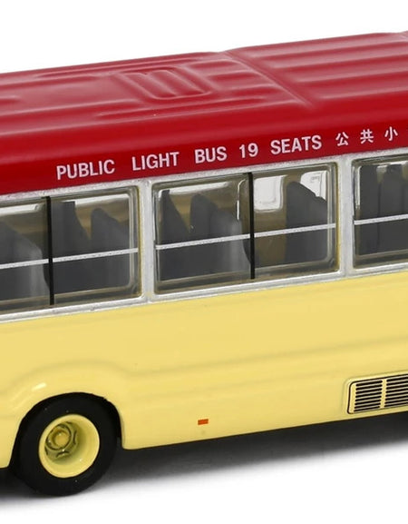 Tiny City 183 Die-cast Model Car - Toyota Coaster (B70) Red Minibus Diecast Car