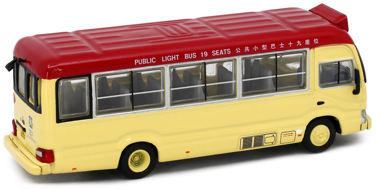 Tiny City 183 Die-cast Model Car - Toyota Coaster (B70) Red Minibus Diecast Car