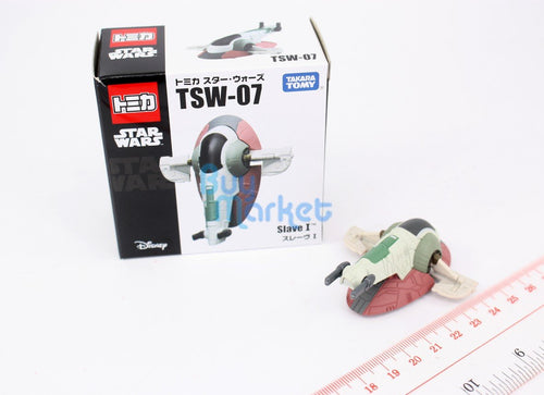 Load image into Gallery viewer, Takara Tomy Tomica TSW-07 Disney Star Wars Slave I 7CM Diecast Toy Car Japan
