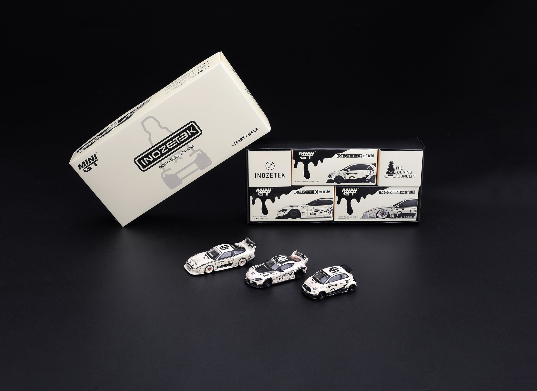 (Pre-order) Mini GT INOZETEK x TBC Set 2026 Show Edition 3X Car Set