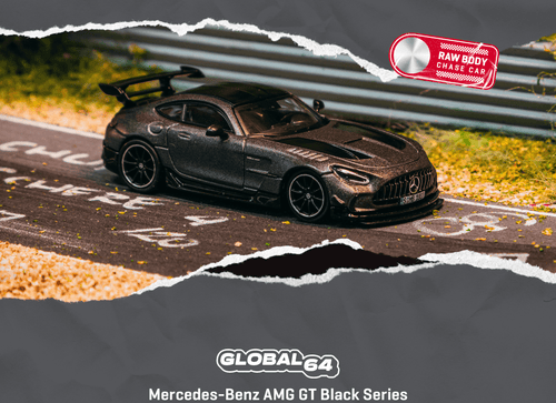 Load image into Gallery viewer, (Pre-order) Tarmac Works 1/64 Mercedes-Benz AMG GT Black Series Grey Model Car
