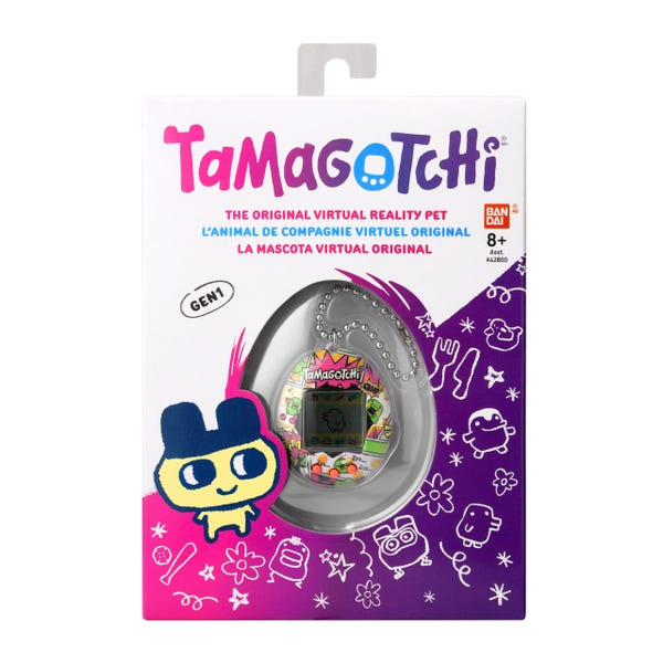 Bandai Original Tamagotchi - GEN1 Kuchipatchi Comic Book Electric Pet