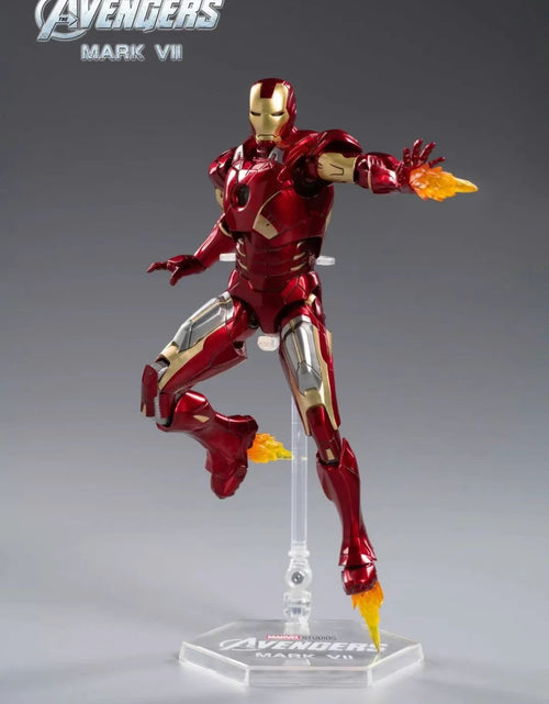 Load image into Gallery viewer, ZD Toys Marvel Avengers 1/10 Iron Man MK7 Action Figure with LIGHTING Function
