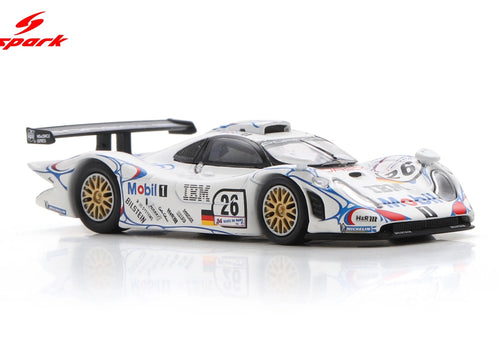 Load image into Gallery viewer, (Pre-order) Spark Porsche 911 GT1 No.26 Winner Le Mans 24H 1998 Diecast Model
