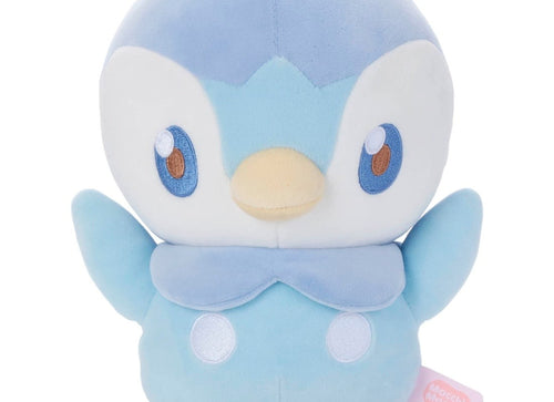 Load image into Gallery viewer, Takara Tomy Arts Pokemon PokePiece Mocchi Mocchi Style Plush Toy Piplup

