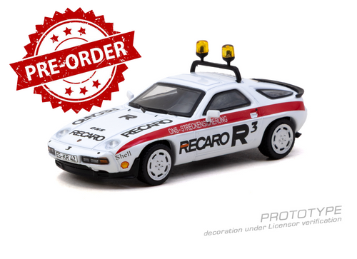 Load image into Gallery viewer, (Pre-order) Tarmac Works 1/64 Porsche 928 S Safety Car Global64 Diecast Model

