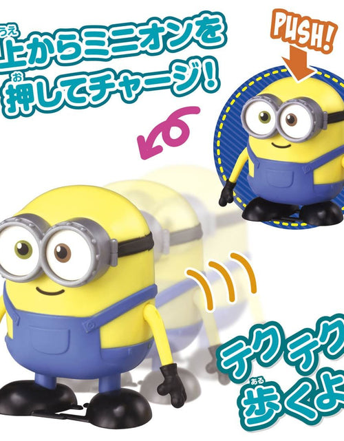 Load image into Gallery viewer, Takara Tomy &quot;Minions 2&quot; Toy - Push N Go Dance Action Bob
