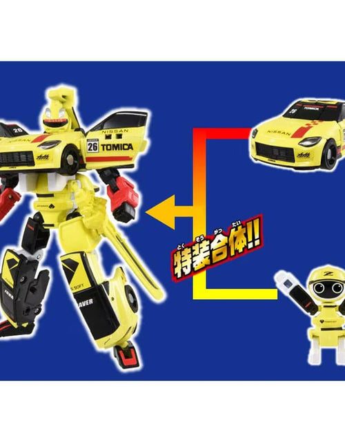 Load image into Gallery viewer, Takara Tomy Tomica Joblabor Race Blabor Nissan GT-R &amp; Fairlady Z W Set
