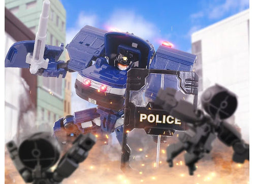 Load image into Gallery viewer, Takara Tomy Tomica Jobraver Police Braver Riot Police &amp; Traffic Police Set
