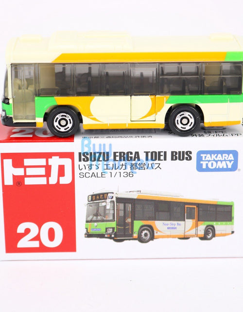 Load image into Gallery viewer, Takara Tomy TOMICA No.20 Isuza Erga Toei Bus Scale 1/136 Diecast Model Car
