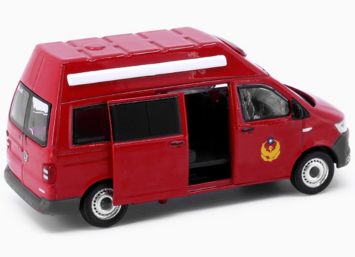 Load image into Gallery viewer, Tiny City TW52 Model Car - Volkswagen T6 Transporter (high-roof) TW Fire Dept.

