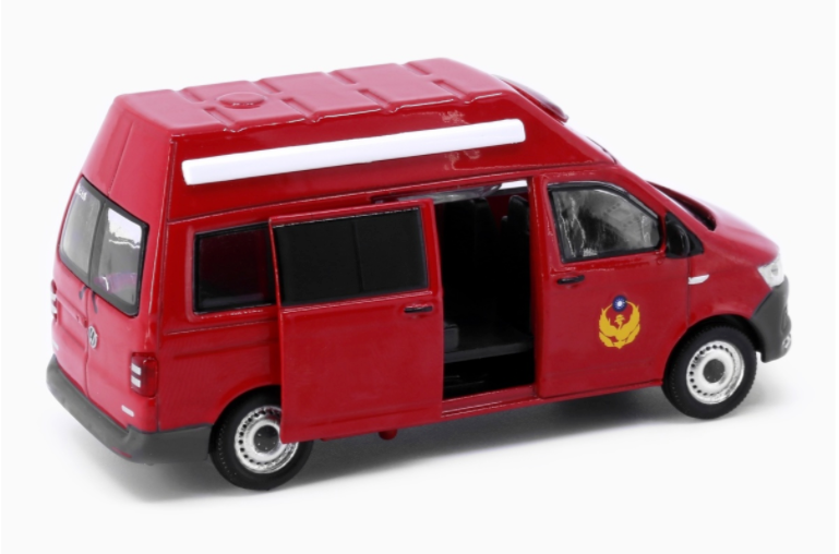 Tiny City TW52 Model Car - Volkswagen T6 Transporter (high-roof) TW Fire Dept.