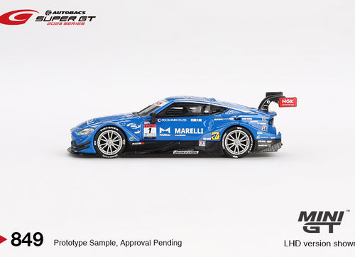 Load image into Gallery viewer, Mini GT #849 Nissan Z GT500 #1 MARELLI IMPUL Z TEAM IMPUL 2023 SUPER
