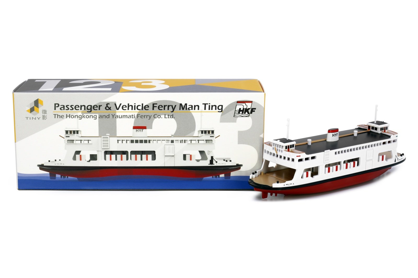 Tiny City 123 Die-cast Model - 1/400 Hongkong and Yaumati Ferry Man Ting