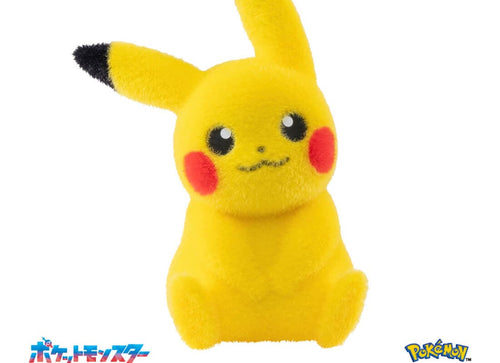Load image into Gallery viewer, Takara Tomy Pokemon Palm-Sized Pikachu Pokefuwa 13cm Figure
