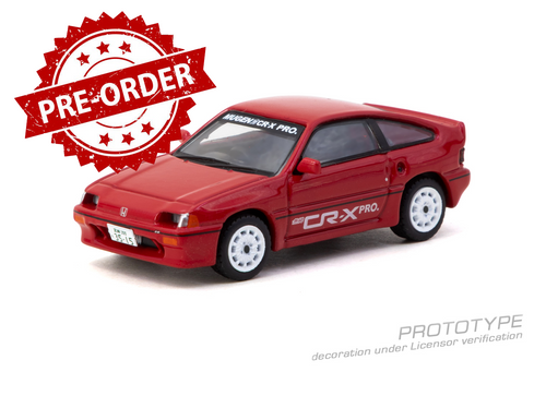 Load image into Gallery viewer, (Pre-order) Tarmac Works 1/64 HONDA Ballade Sports MUGEN CR-X PRO Red Diecast

