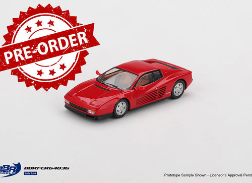 Load image into Gallery viewer, (Pre-order) BBR 1/64 1987 Ferrari Testarossa Rosso Corsa Model Car #BBRFER64036
