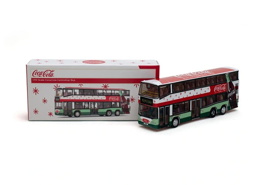Load image into Gallery viewer, Tiny City Die-cast Model Car 1/110 Centroliner Bus Coca-Cola
