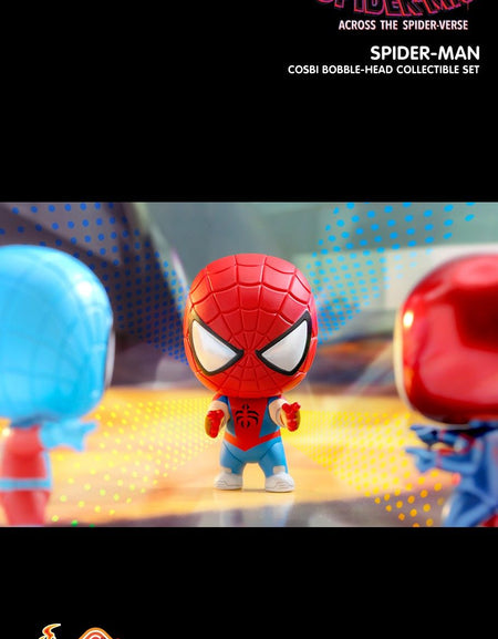 Hot Toys Marvel SPIDER-MAN: ACROSS THE SPIDER-VERSE COSBI BOBBLE-HEAD SET 1