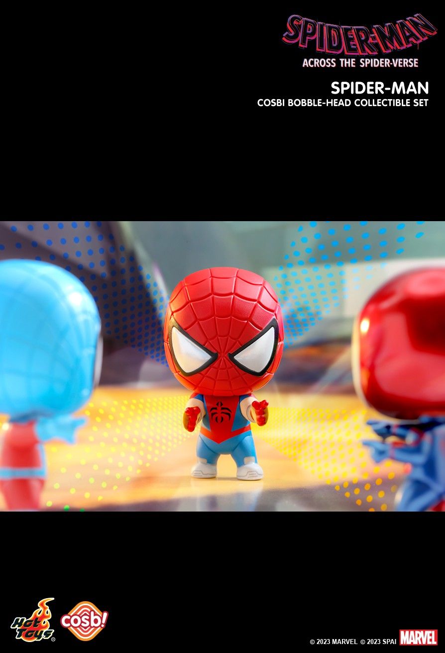 Hot Toys Marvel SPIDER-MAN: ACROSS THE SPIDER-VERSE COSBI BOBBLE-HEAD SET 1