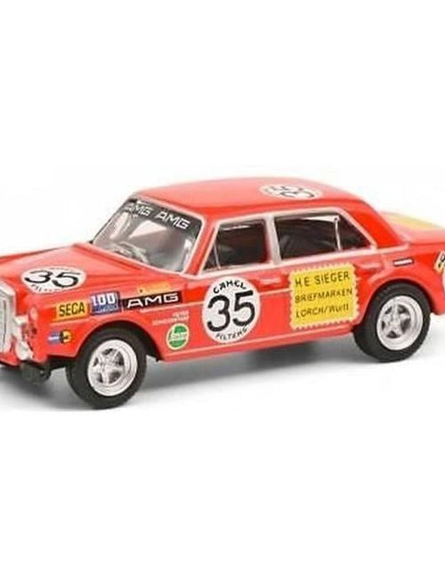Load image into Gallery viewer, Schuco 1/87 Die-Cast Mercedes-Benz 300 SEL 6.8 AMG #35 &quot;24 Spa 1971&quot; Model Car
