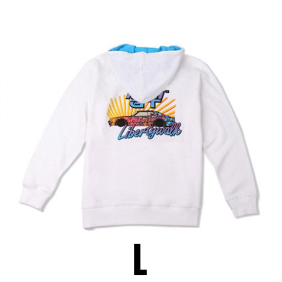 MINI GT Official MINI GT Pullover Hoodie - LB Kuma White L Size For Men & Women