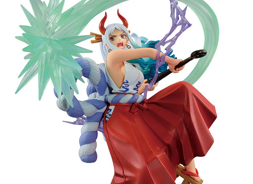Load image into Gallery viewer, Banpresto One Piece Dioramatic Yamato (The Brush) Statue 7.5" Figure
