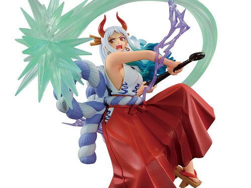 Load image into Gallery viewer, Banpresto One Piece Dioramatic Yamato (The Brush) Statue 7.5&quot; Figure
