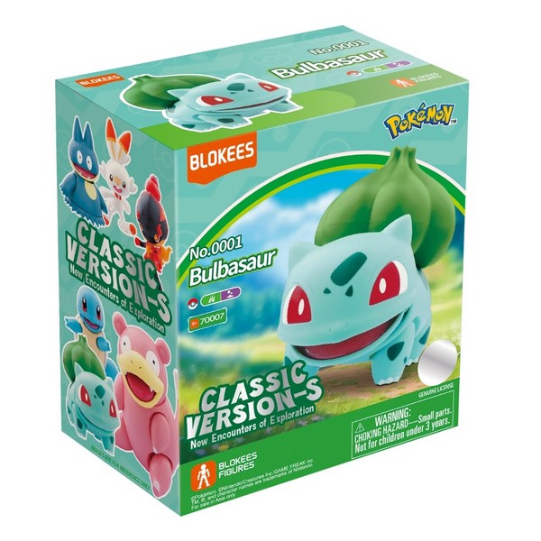 Blokees Pokemon Classic Edition CV-S Bulbasaur Prologue of Adventure