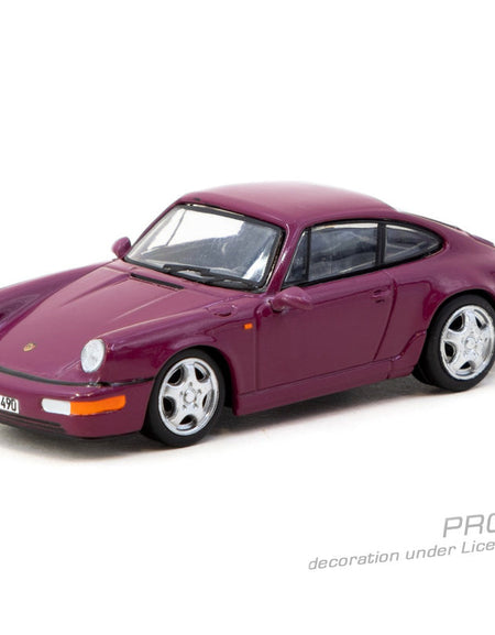 (Pre-order) Tarmac Works 1/64 Porsche 911 964 RS  Ruby Star Diecast Model Car