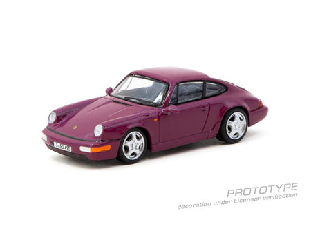 Tarmac Works 1/64 Porsche 911 964 RS  Ruby Star Diecast Model Car
