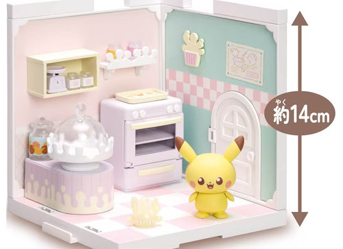 Load image into Gallery viewer, Takara Tomy Pokemon PokePiece House Kitchen Milcery &amp; Pikachu set
