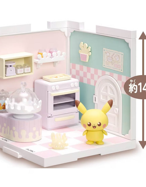 Load image into Gallery viewer, Takara Tomy Pokemon PokePiece House Kitchen Milcery &amp; Pikachu set
