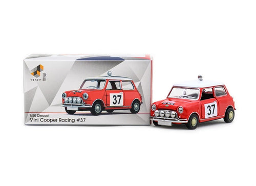 Load image into Gallery viewer, Tiny City 1:50 Die-cast Model Car - Mini Cooper Mk 1 Red (37)
