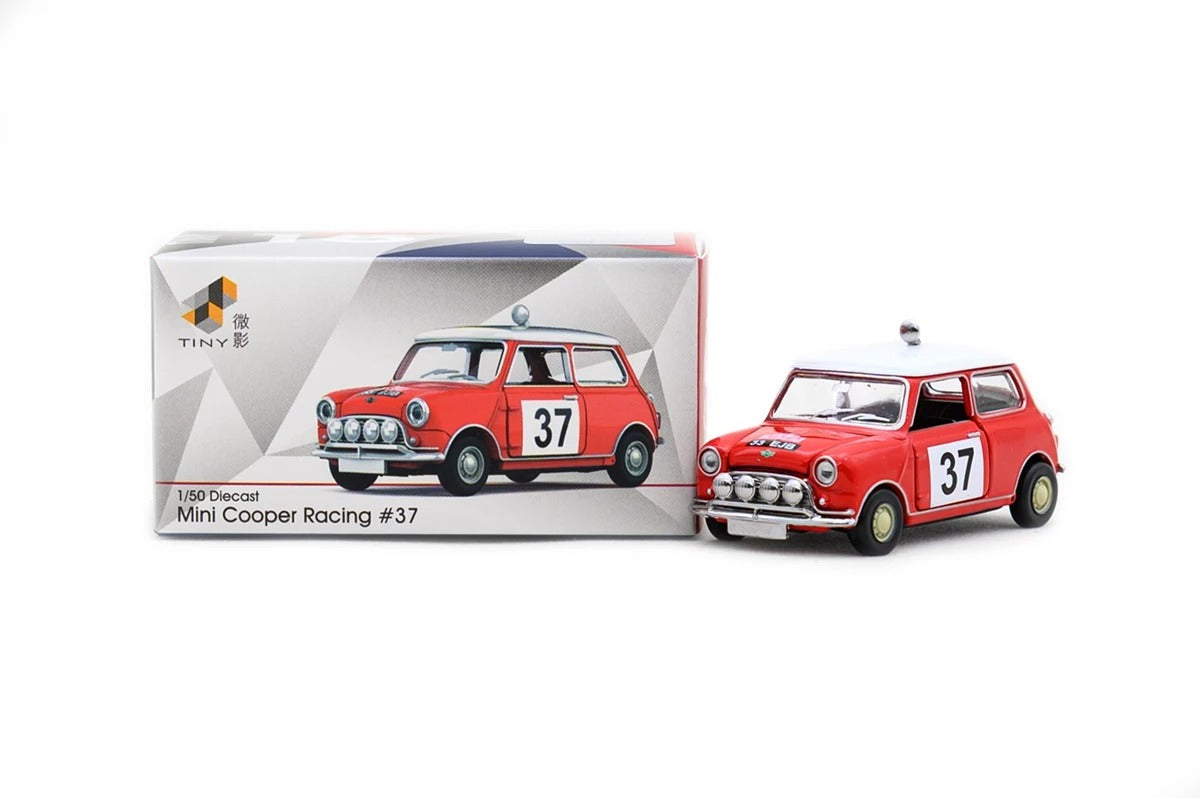 Tiny City 1:50 Die-cast Model Car - Mini Cooper Mk 1 Red (37)