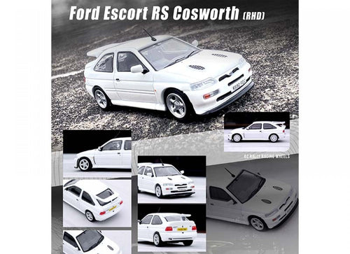 Load image into Gallery viewer, INNO64 1/64 ford escort rs cosworth white lhd diecast scale model car
