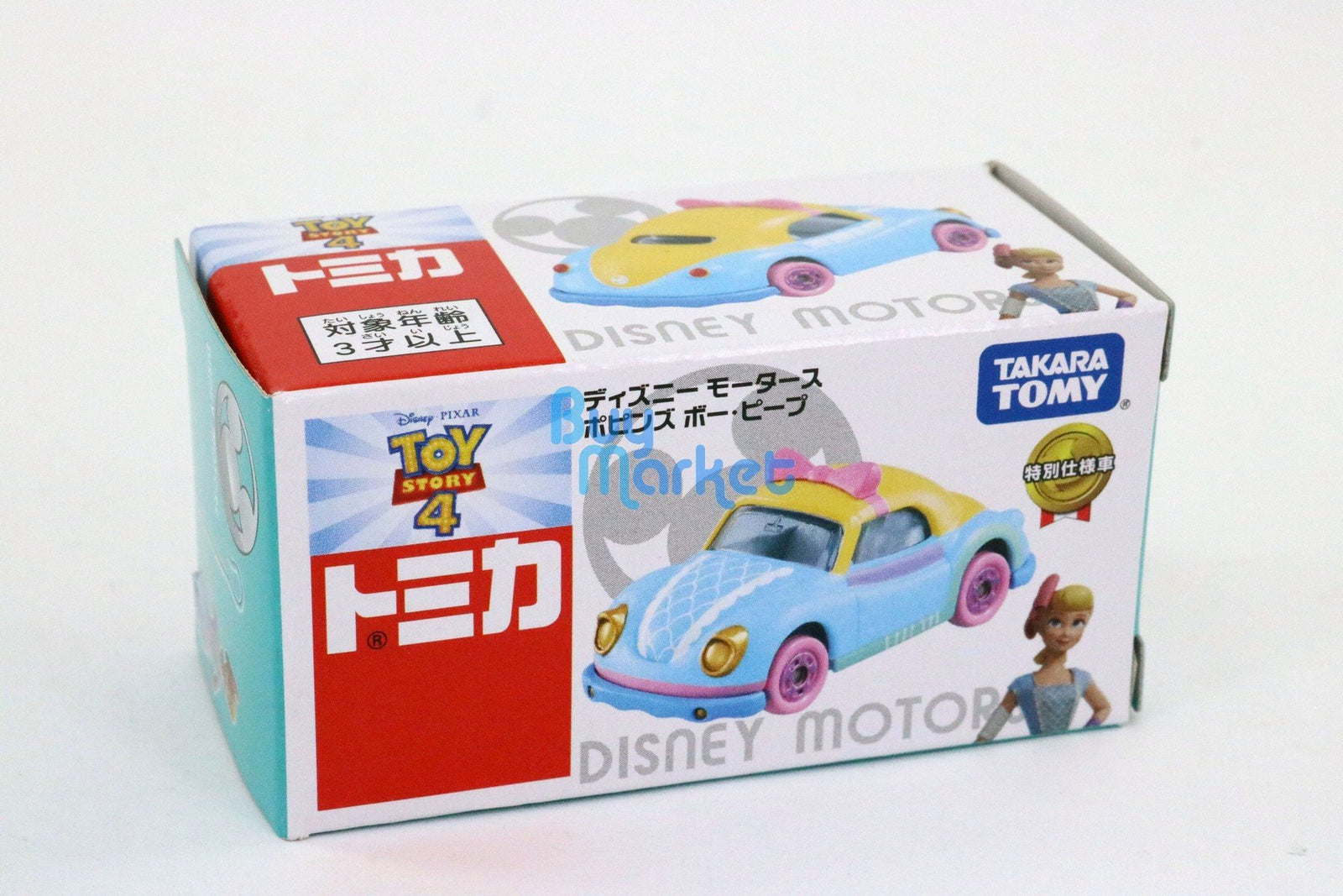 Takara Tomy Tomica Disney Motors Toy Story 4 Poppins Bo Peep Mini Diecast Car