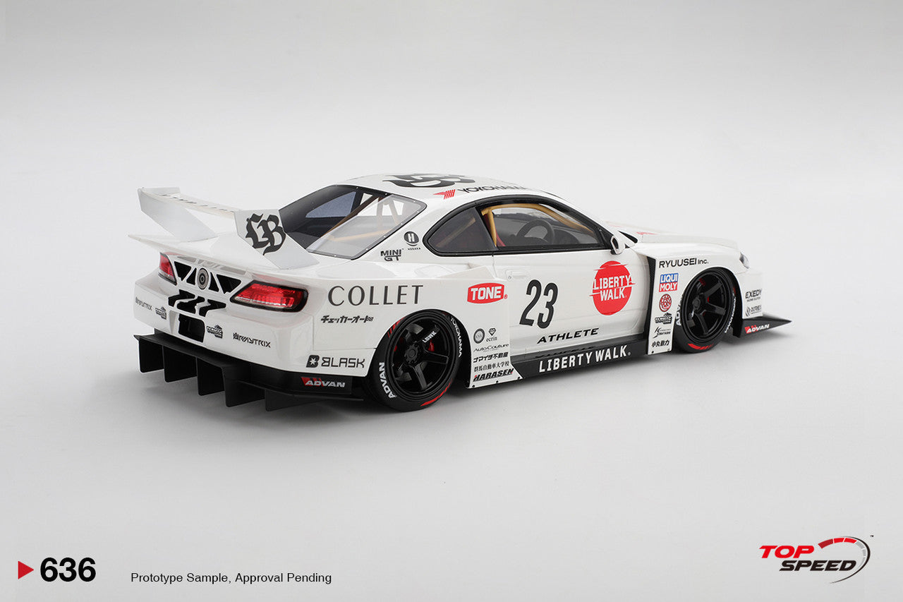 (Pre-order) Top Speed 1/18 Nissan SILVIA(S15) LB-Super Silhouette ATHLETE TS0636