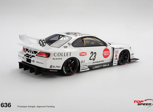 Load image into Gallery viewer, (Pre-order) Top Speed 1/18 Nissan SILVIA(S15) LB-Super Silhouette ATHLETE TS0636
