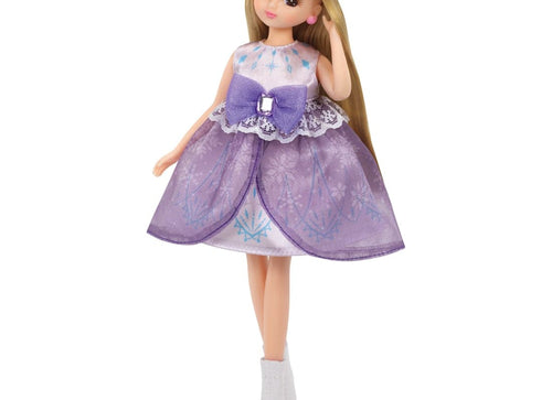 Load image into Gallery viewer, Takara Tomy Licca-chan Dress LW-02 My First Series Snow Lavender Licca (NO DOLL)
