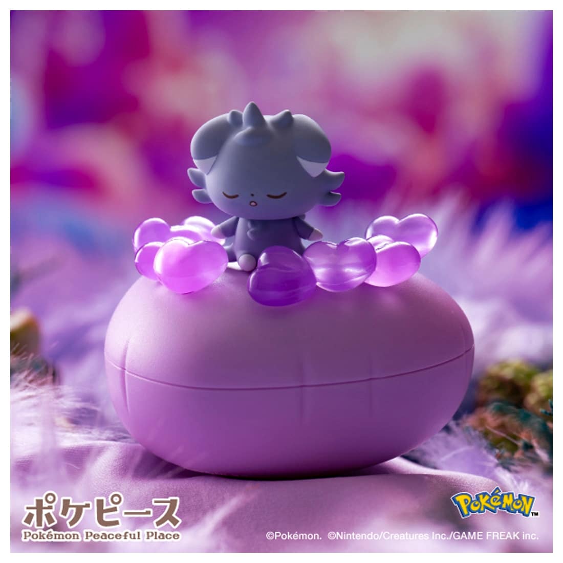 Takara Tomy Pokemon PokePeace Doll Full of Hearts Espurr Mini Figure
