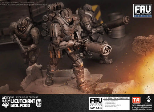 Load image into Gallery viewer, Acid Rain x Toy Alliance FAV-A139 Lieutenant Wolfdog Action Figure Set
