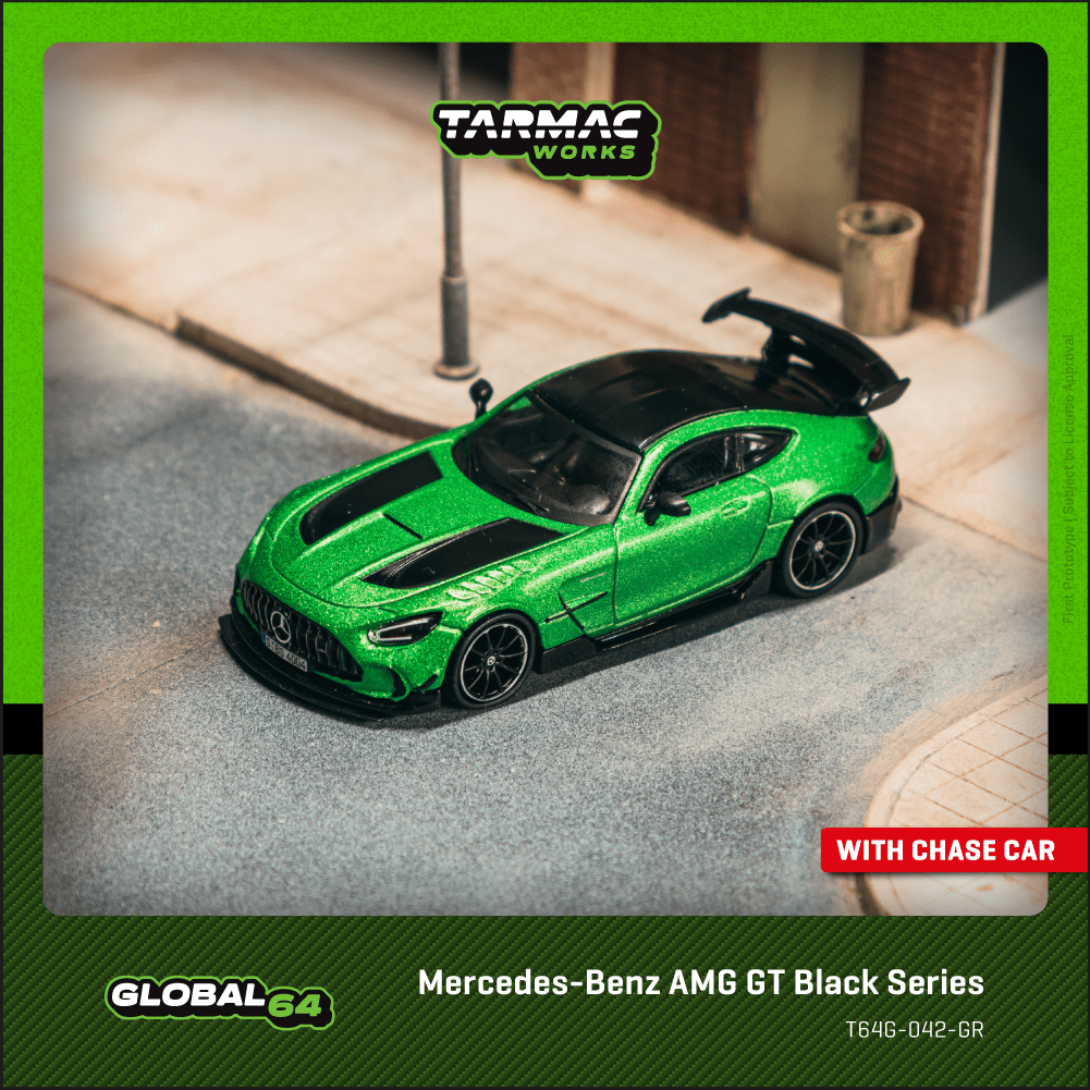 Tarmac Works 1:64 Mercedes-Benz AMG GT Black Series Green Model Car