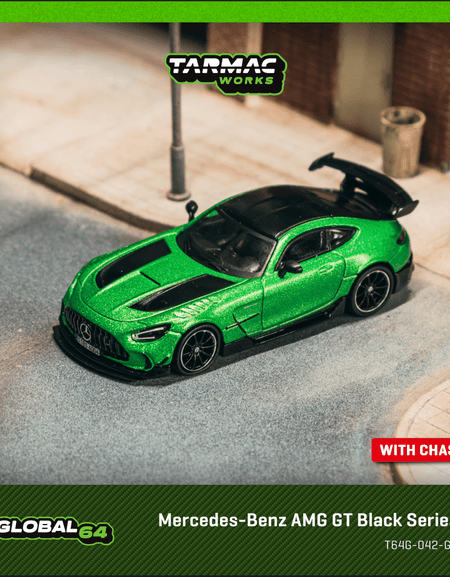 Tarmac Works 1:64 Mercedes-Benz AMG GT Black Series Green Model Car