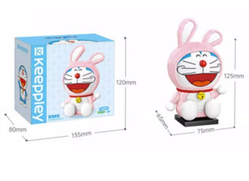 Load image into Gallery viewer, Qman Keeppley Building Blocks Toy #K20415 - Doraemon Pink Bunny
