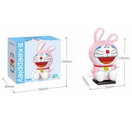 Load image into Gallery viewer, Qman Keeppley Building Blocks Toy #K20415 - Doraemon Pink Bunny
