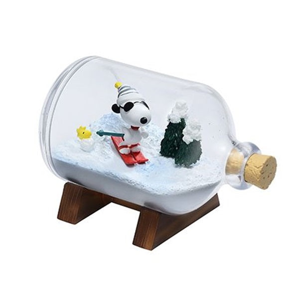 Re-Ment Snoopy & Woodstock Terrarium On Vacation Figure (Set of 6)