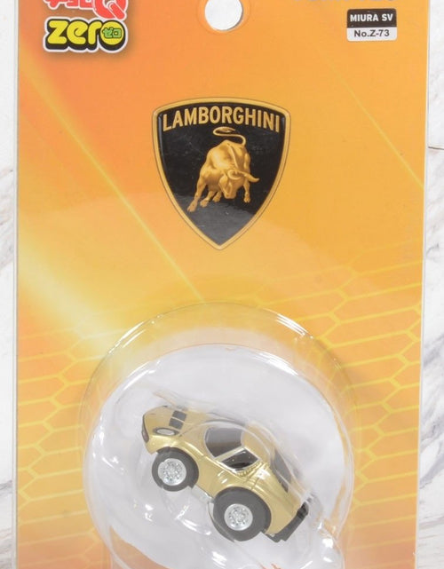 Load image into Gallery viewer, Takara Tomy Tomytec Choro Q zero Z-73c Lamborghini Miura SV Gold (pullback car)
